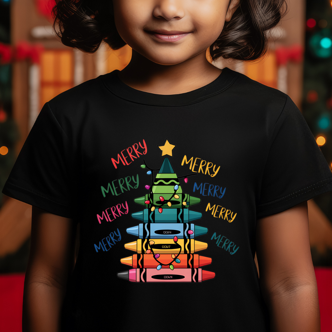 Color Your Christmas! Youth t-shirt