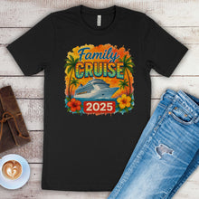 Load image into Gallery viewer, Family Cruise 2025 Unisex Tee - Tropical Vacation Shirt