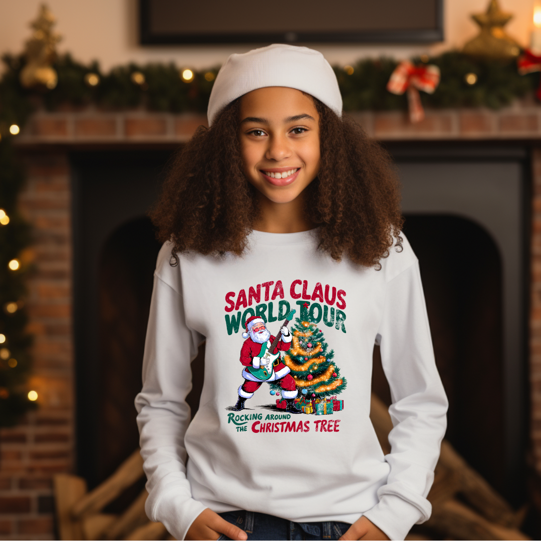 Santa Claus World Tour: Rockin' Around the Christmas Tree! YOUTH Sweatshirt