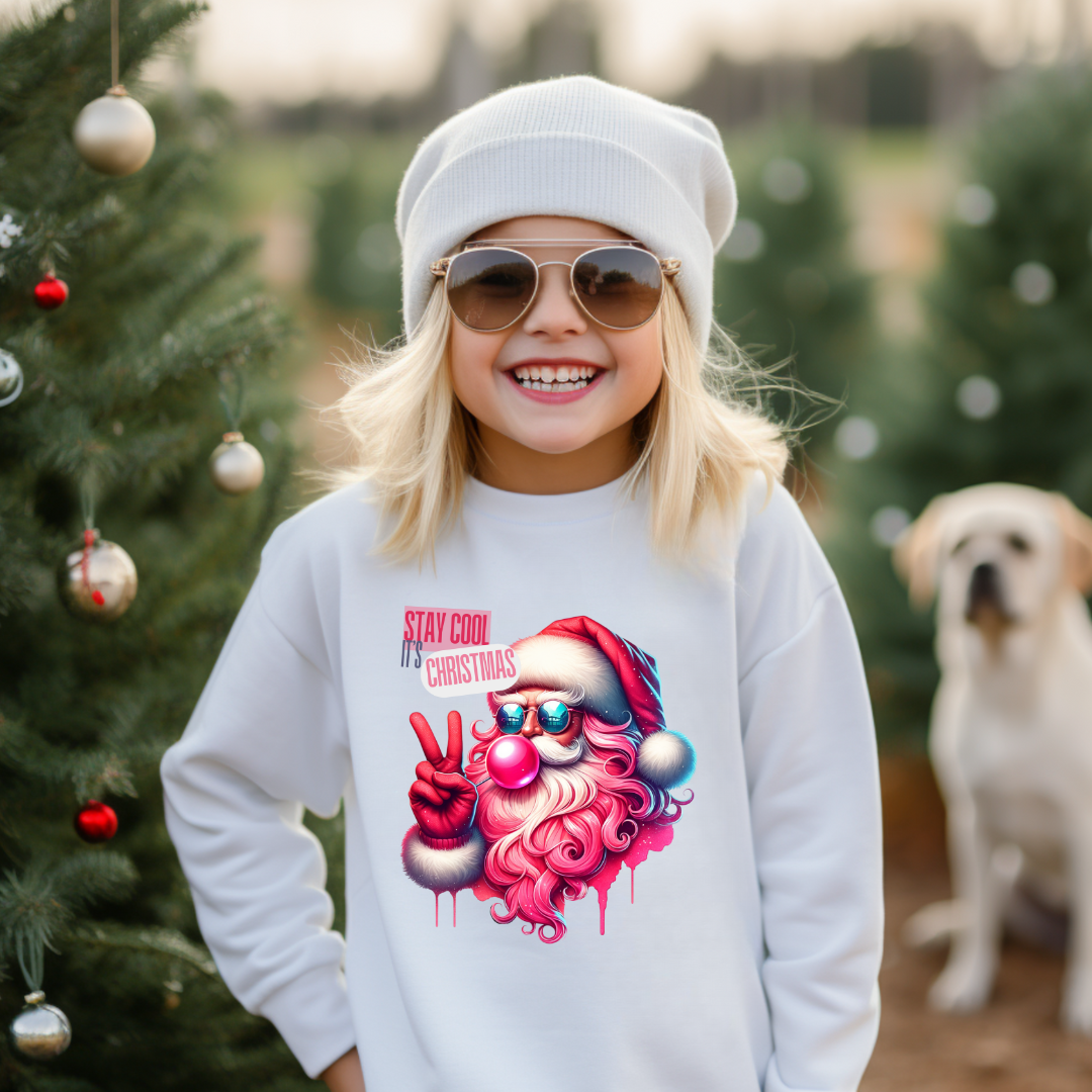 Stay Cool.  It's Christmas! YOUTH Sweatshirt