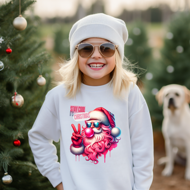 Kids: Stay Cool.  It's Christmas!  sweatshirt