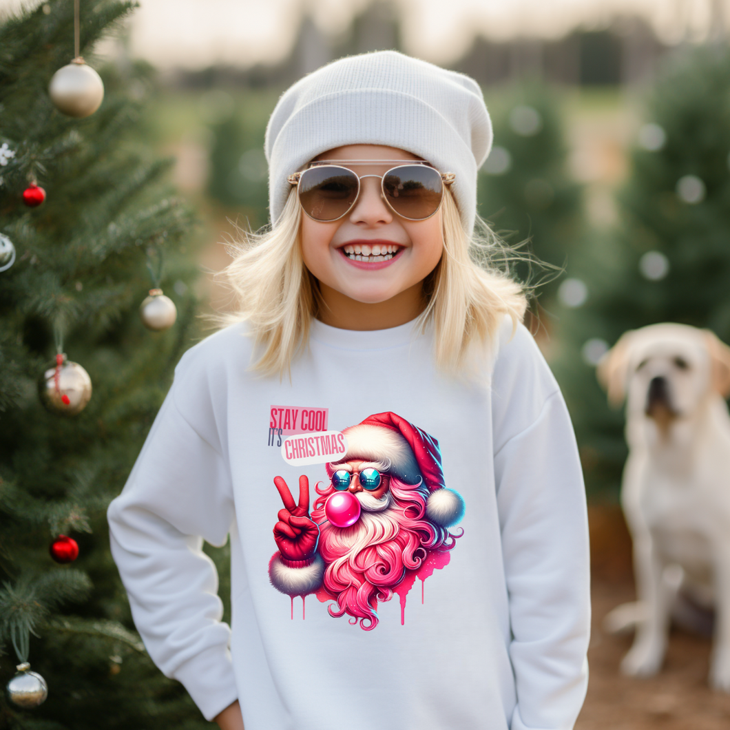 Kids: Stay Cool.  It's Christmas!  sweatshirt