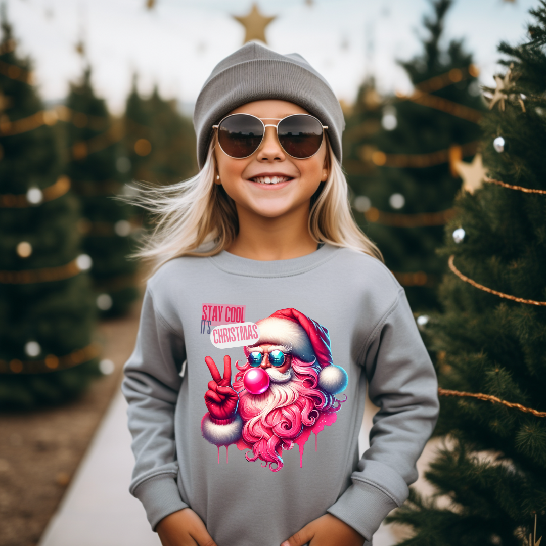 Stay Cool.  It's Christmas! YOUTH Sweatshirt