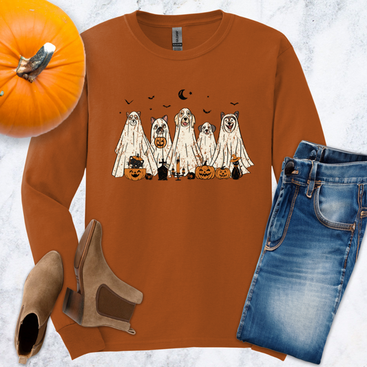 Dog Halloween Long Sleeve T-Shirt